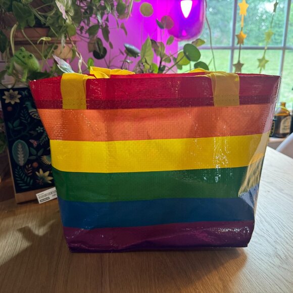 IKEA Storstomma Rainbow, Reuseable Small Tote Bag, 404.848.35 Multi-Color - Picture 2 of 10